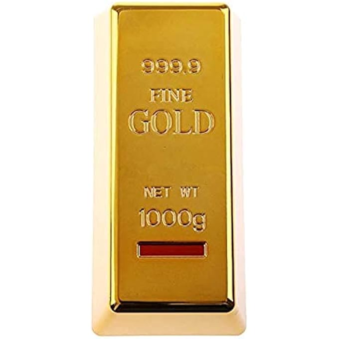 rayihni GOLD BAR SHAPE PIGGY BANK - Image 1